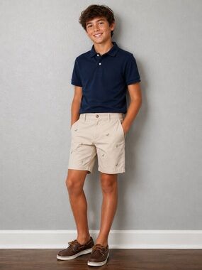 Beaufort Bonnet Company TBBC Embroidered Charlie Chino Khaki Shorts Ducks (026)